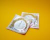 A picture of two condoms beside each other, just one of the many products Romantic Adventures carries online and in-store